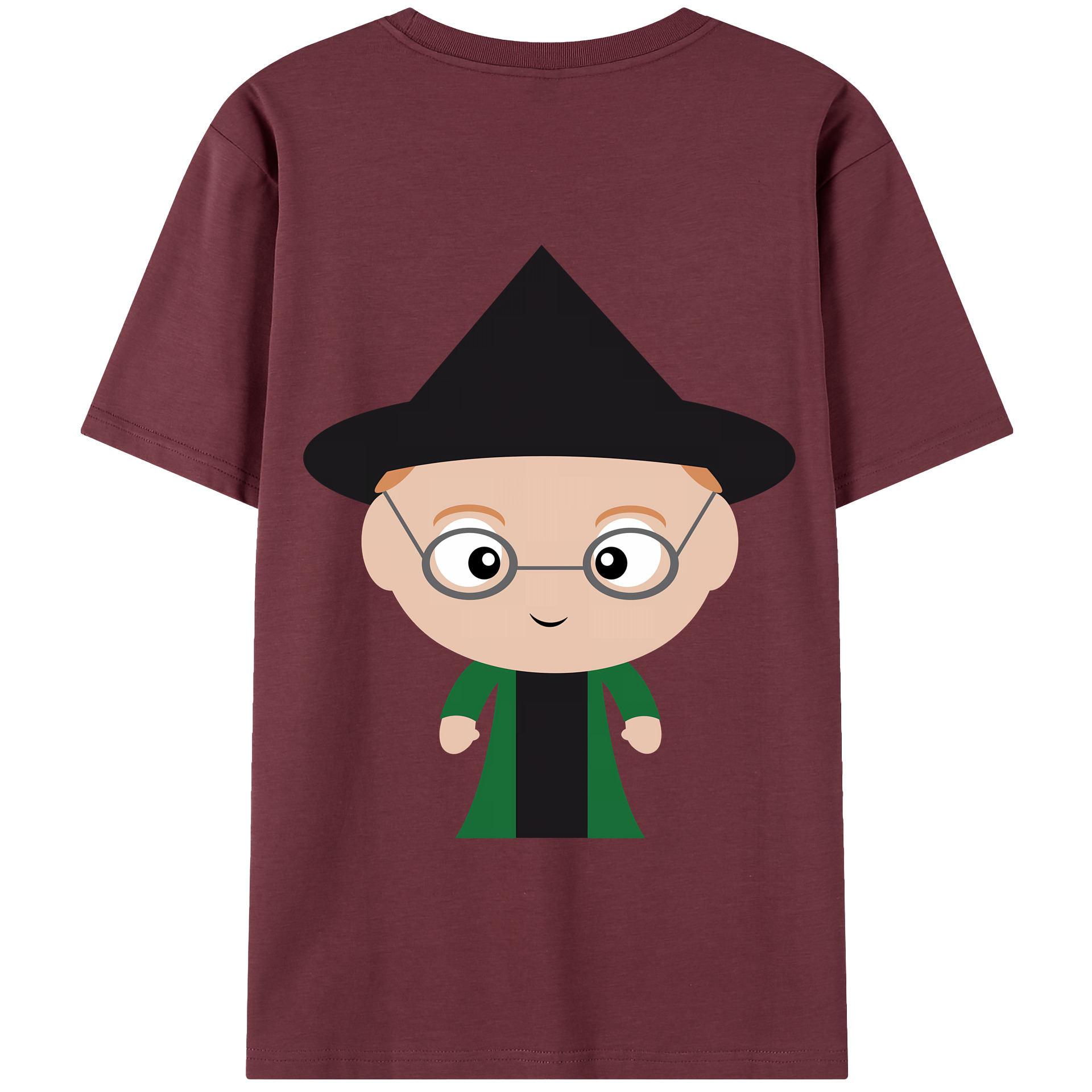 （画像用） Harry Potter ハリー・ポッターシリーズ 綿100％半袖Tシャツ（背面プリント）